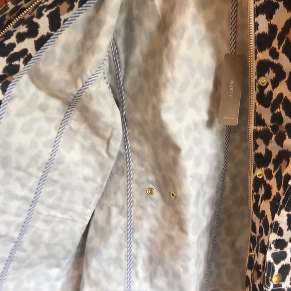 J.Crew Barn Jacket in Leopard NWT Sz Small - Picture 7 of 9